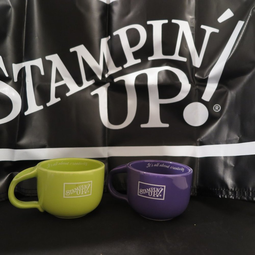 Two Stampin' Up! mugs-16 oz